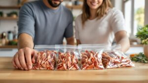 viande séchée sous vide